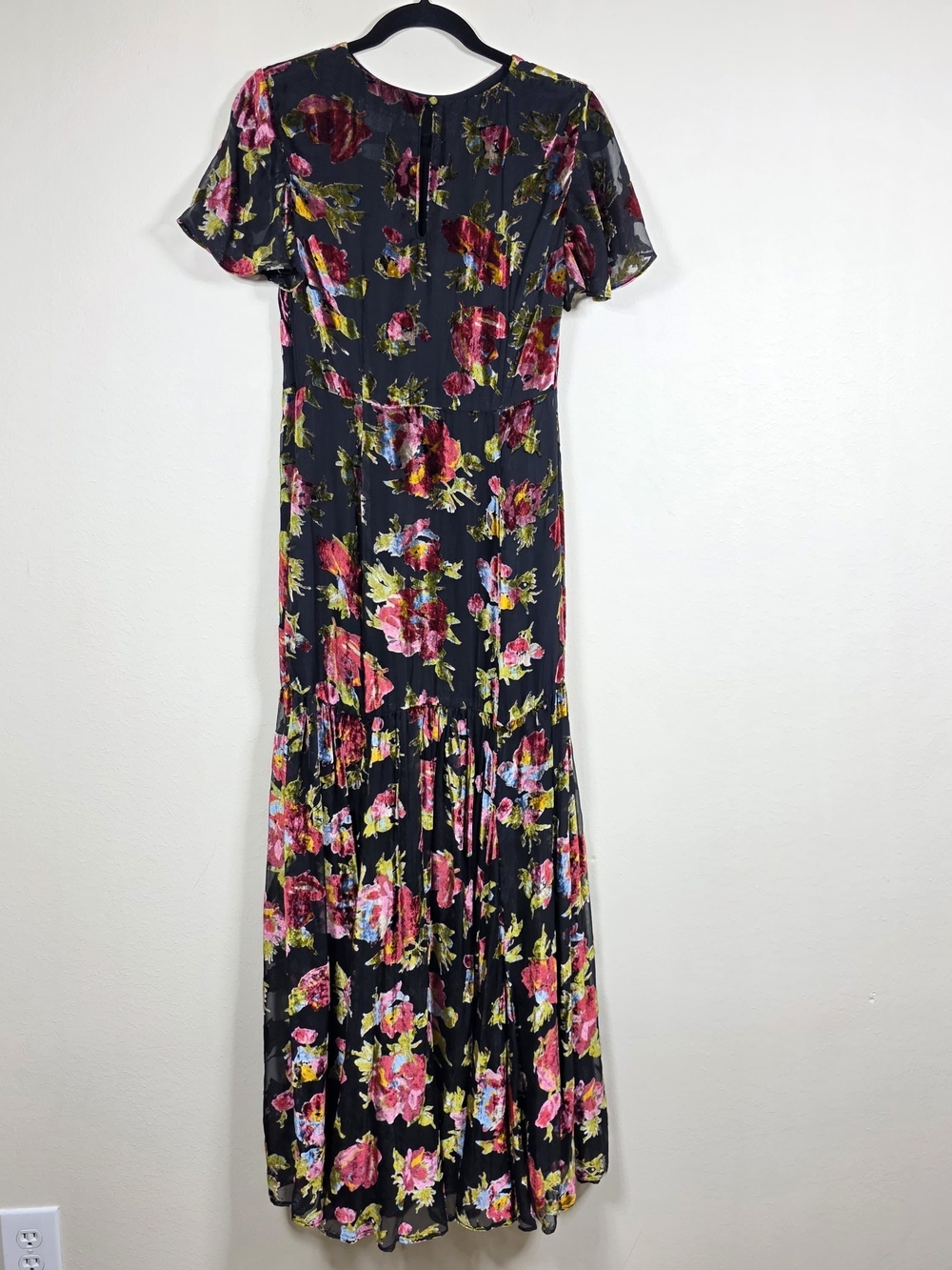 RIXO VELVET FLORAL GOWN SIZE 2 MSRP $675 - Picture 5 of 13